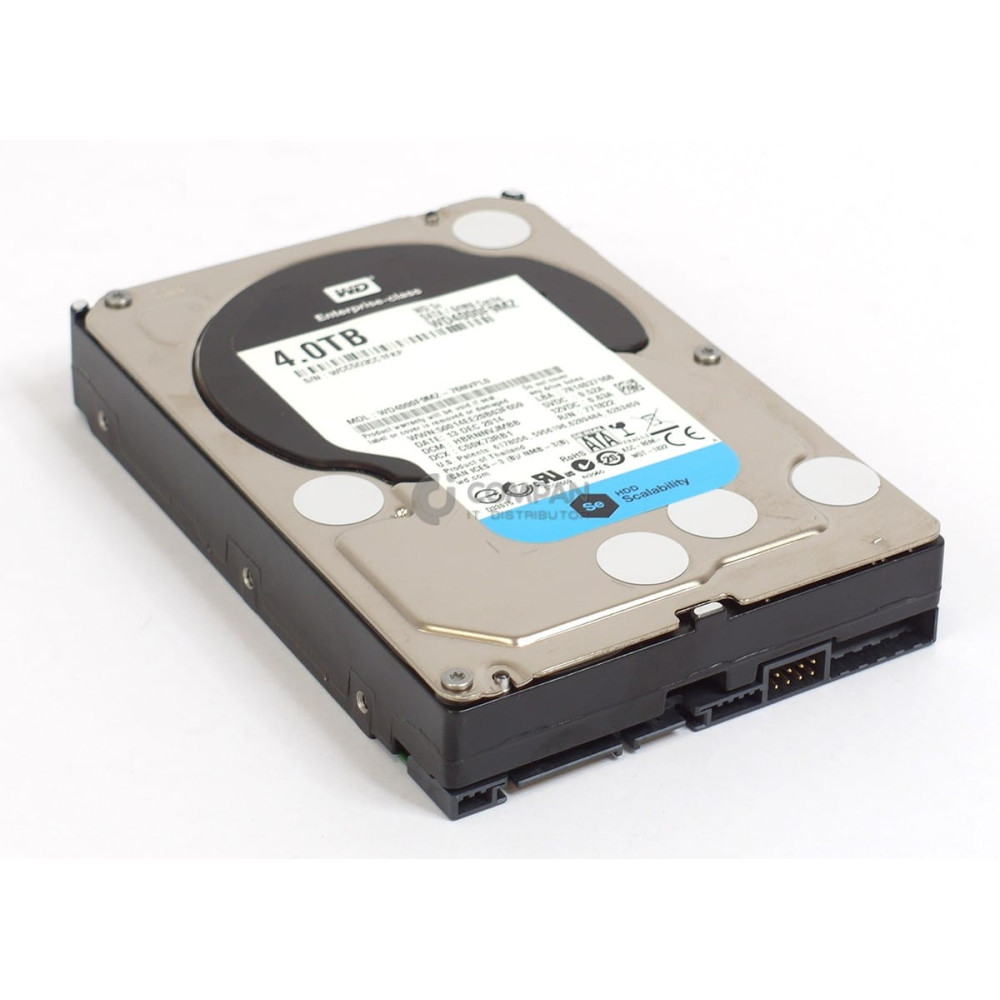 WD4000F9MZ WD HARD DRIVE 4TB 7.2K 6G 3.5 LFF 64MB CACHE SATA WD4000F9MZ-76NVPL0